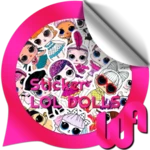 Logo of Lol Dolls Stiker Wa android Application 